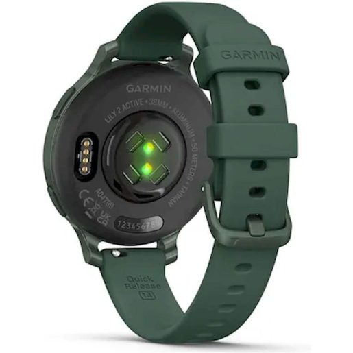 GARMIN LILY 2 ACTIVE - JASPER GREEN / JASPER GREEN SILICONE BAND