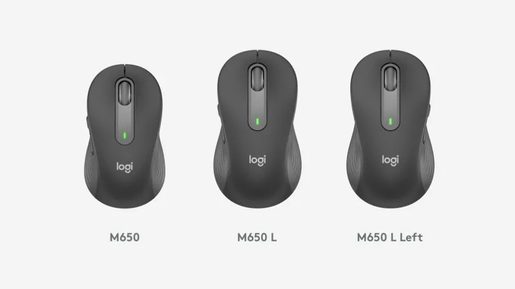 MYŠ LOGITECH WIRELESS MOUSE M650 L GRAPHITE