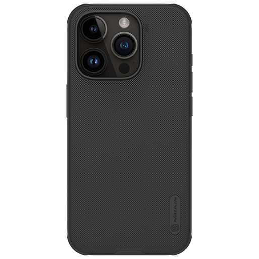 NILLKIN SUPER FROSTED PRO ZADNÍ KRYT PRO APPLE IPHONE 15 PRO BLACK (WITHOUT LOGO CUTOUT)