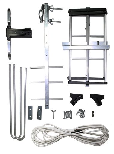 EVOLVEO FLEXI 1 LTE, PASIVNÍ VENKOVNÍ DVB-T/T2 ANTÉNA ROZŠÍŘITELNÁ O ZESILOVAČ