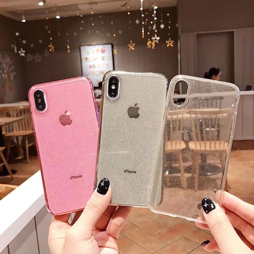 TPU GLITTER POUZDRO HUAWEI P30 LITE SILVER