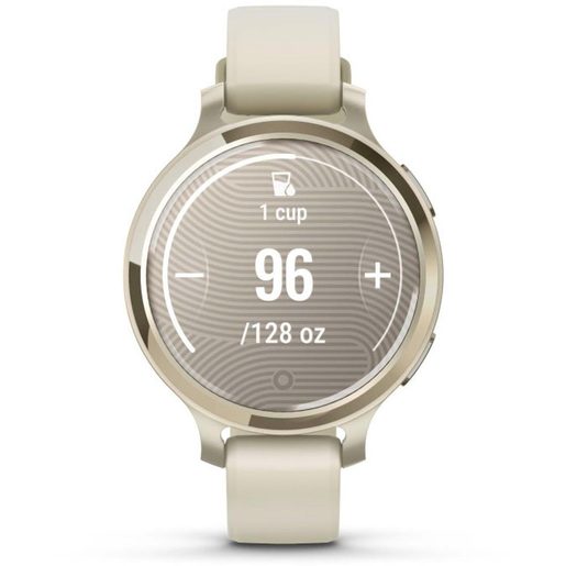 GARMIN LILY 2 ACTIVE - LUNAR GOLD / BONE SILICONE BAND (010-02891-00)