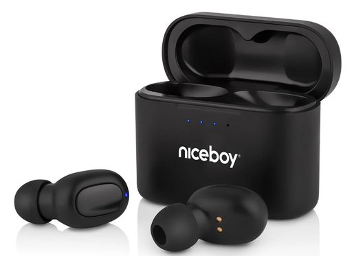 NICEBOY HIVE PODSIE 2021 BLACK - BLUETOOTH SLUCHÁTKA