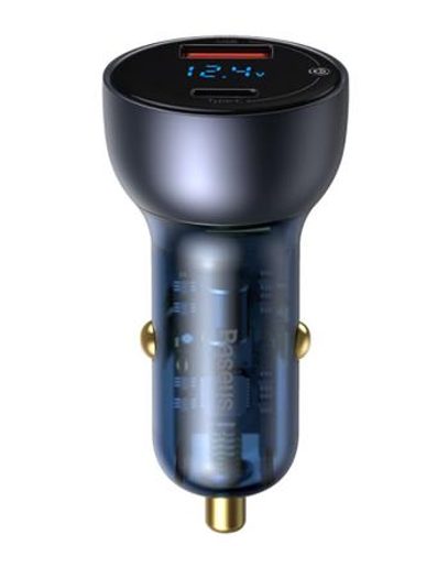 BASEUS CCKX-C0G PARTICULAR DIGITAL DISPLAY 2XUSB 65W GRAY - AUTONABÍJEČKA