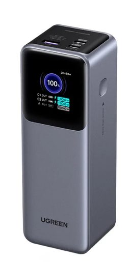 POWERBANKA UGREEN NEXODE PB722 25000 MAH 200W USB-A / 2X USB-C ŠEDÁ