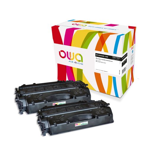 OWA ARMOR SADA PRO HP CE505XD,ČERNÁ,2X6500ST.