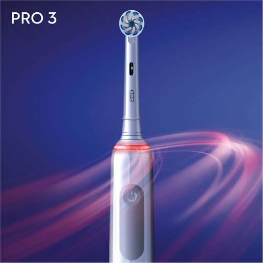 ORAL-B PRO 3 3500 SENSITIVE CLEAN WHITE - ELEKTRICKÝ ZUBNÍ KARTÁČEK