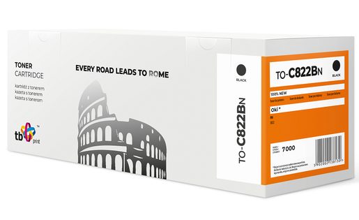 TONER TB KOMPATIBILNÍ S OKI C822 TO-C822BN BK