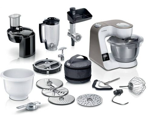 BOSCH MUM 5 SCALE MUM5XL74 BÍLÝ/CHAMPAGNE - KUCHYŇSKÝ ROBOT