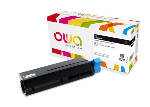 OWA ARMOR TONER PRO OKI 45807102, ČERNÁ/BLACK