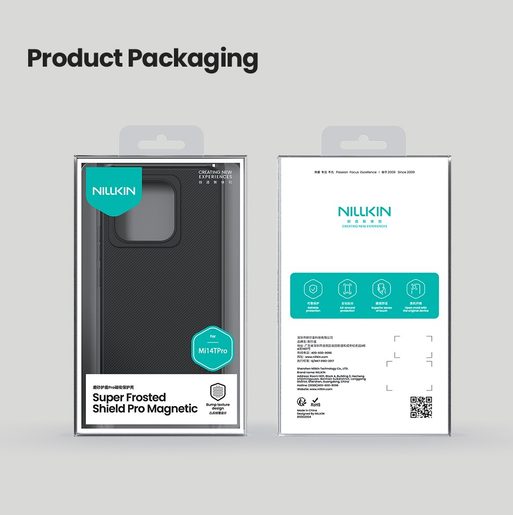 NILLKIN SUPER FROSTED PRO MAGNETIC ZADNÍ KRYT PRO XIAOMI 14T PRO BLACK