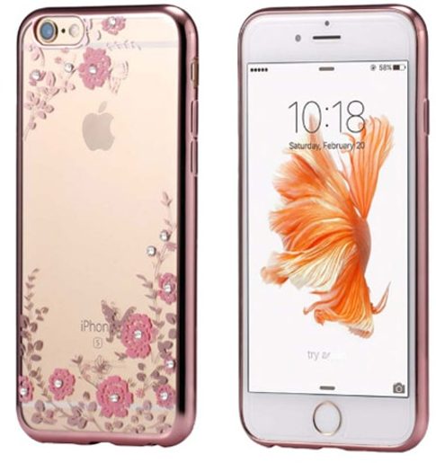 TPU POUZDRO FLOWER SAMSUNG GALAXY A20E (A202) ROSE