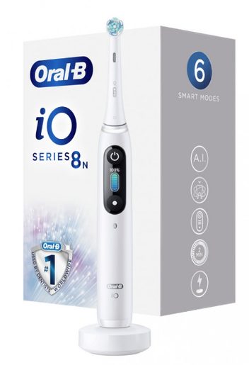 ORAL-B IO SERIES 8 WHITE ALABASTER - ELEKTRICKÝ ZUBNÍ KARTÁČEK