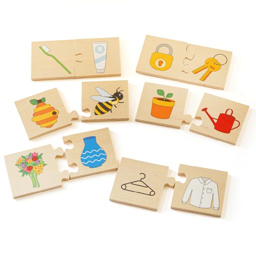 BIGJIGS TOYS DIDAKTICKÉ PUZZLE CO K SOBĚ PATŘÍ