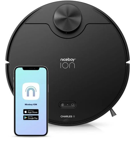 NICEBOY ION CHARLES I9 BLACK - ROBOTICKÝ VYSAVAČ
