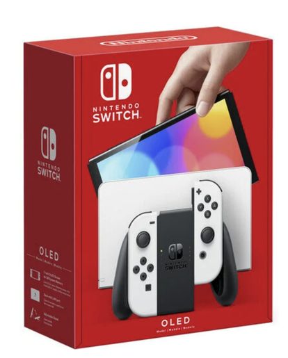 NINTENDO SWITCH OLED WHITE - HERNÍ KONZOLE