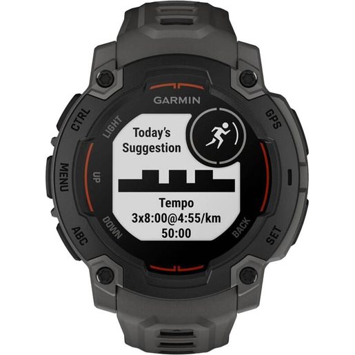 GARMIN INSTINCT E 45MM BLACK/CHARCOAL BAND