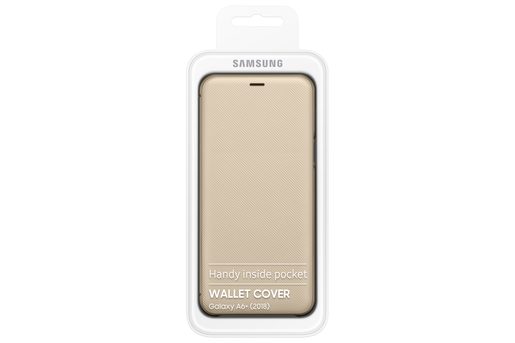 SAMSUNG FLIPOVÉ POUZDRO PRO A6+ GOLD