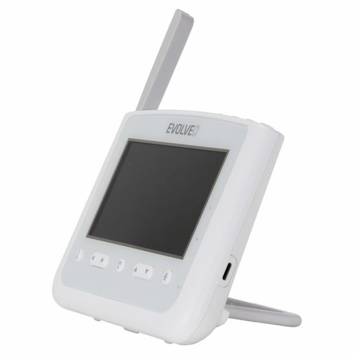 DĚTSKÁ CHŮVIČKA S NOČNÍM SVĚTLEM A OTOČNOU KAMEROU EVOLVEO NL4