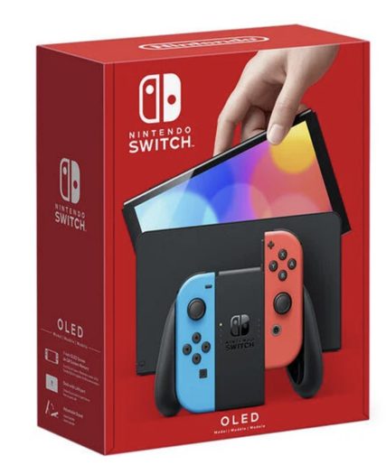 NINTENDO SWITCH OLED NEON RED & BLUE - HERNÍ KONZOLE