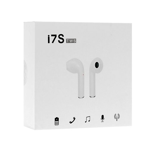 SLUCHÁTKA EARPHONES BLUETOOTH (TWS I7S) S HANDSFREE WHITE