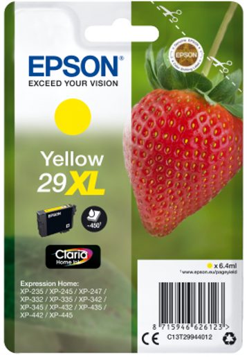 EPSON SINGLEPACK YELLOW 29XL CLARIA HOME INK