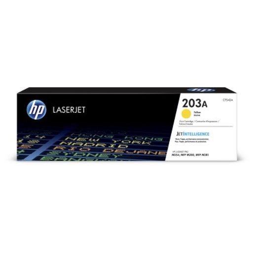HP 203A YELLOW ORIGINAL LJ TONER CARTRIDGE, CF542A