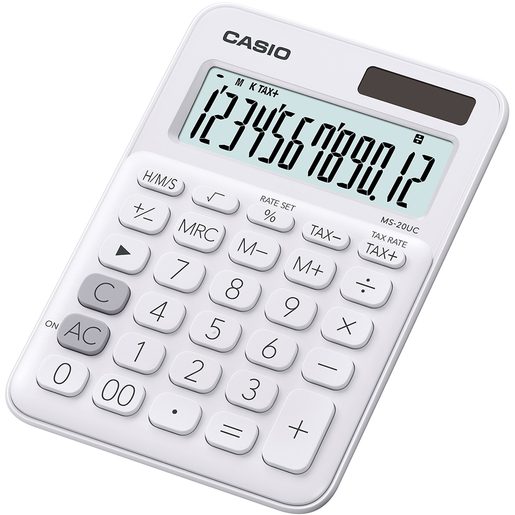 CASIO MS 20 UC WE - KALKULAČKA