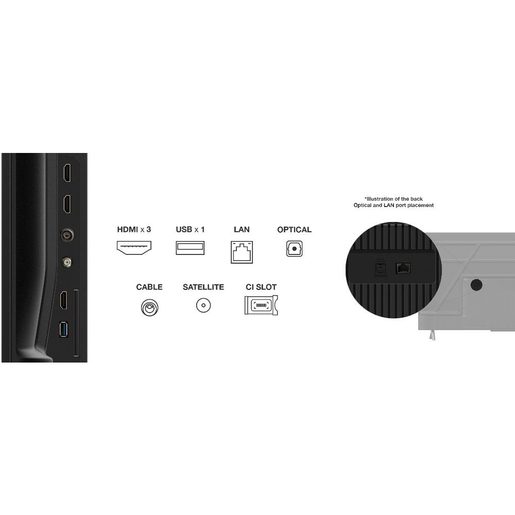43V6C LED TV TCL