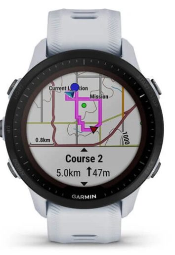 GARMIN FORERUNNER 955 SOLAR WHITESTONE + VOUCHER TOPO CZECH