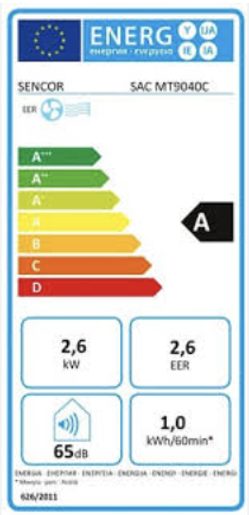 SENCOR SAC MT9040C WI-FI STRONGPACK - MOBILNÍ KLIMATIZACE