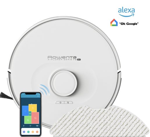 ROWENTA X-PLORER S75S 4V1 LASER RR8567WH - ROBOTICKÝ VYSAVAČ