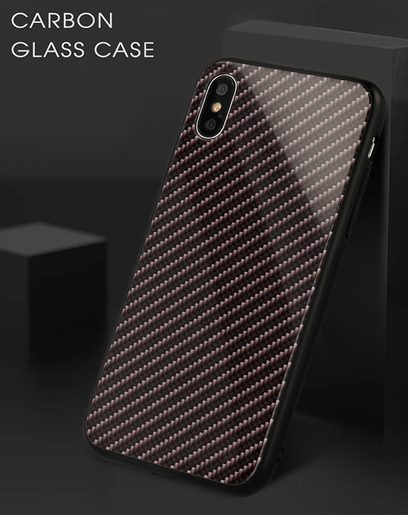 TPU CARBON GLASS POUZDRO PRO HUAWEI P30 PRO DARK GREY