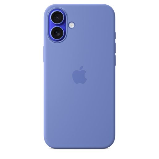 IPHONE 16 PLUS SILICONE CASE WITH MS - PERIWINKLE