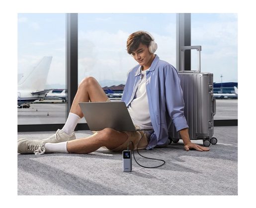 POWERBANKA UGREEN NEXODE PB722 25000 MAH 200W USB-A / 2X USB-C ŠEDÁ