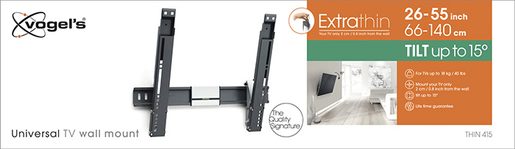 NÁSTĚNNÝ TV DRŽÁK VOGEL´S THIN 415, NÁKLON 15°