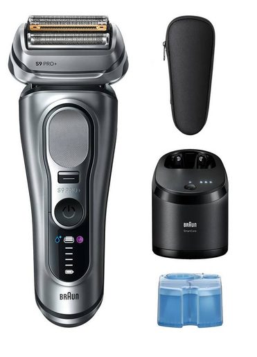 HOLICÍ STROJEK BRAUN SERIES 9 PRO+ 9667CC STŘÍBRNÝ