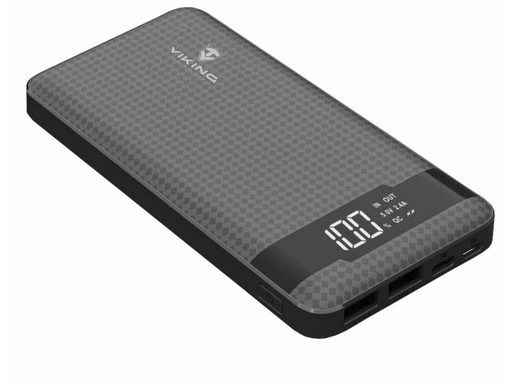 VIKING POWER BANK PN-961 QC3.0 10000MAH, QUICK CHARGE 3.0, ČERNÁ