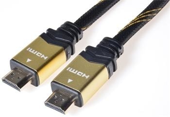 PREMIUMCORD GOLD HDMI + ETHERNET KABEL, ZLAC., 3M