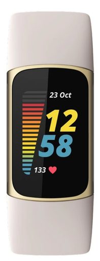 FITBIT CHARGE 5 SOFT GOLD STAINLESS STEEL/LUNAR WHITE