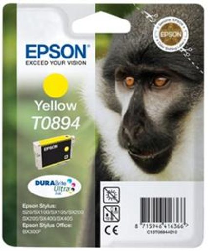 EPSON YELLOW INK CARTRIDGE SX10X 20X 40X (T0894)