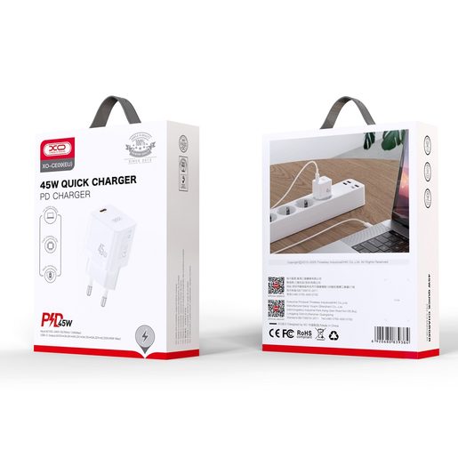XO PD 45W 1X USB C - RYCHLONABÍJEČKA