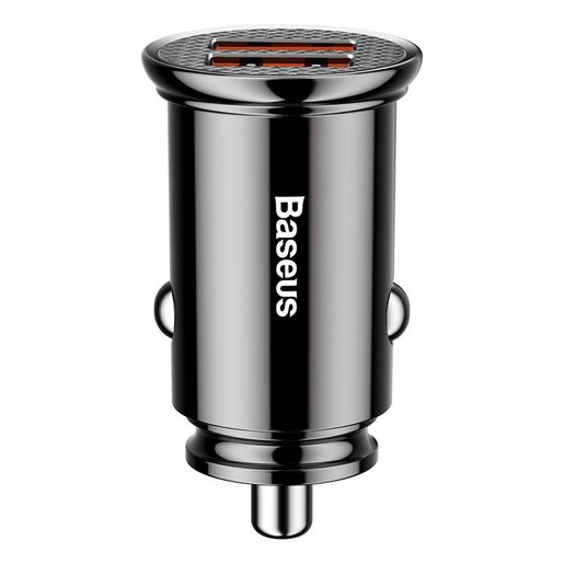 BASEUS AUTO ADAPTÉR DUAL QC 3.0 30W BLACK