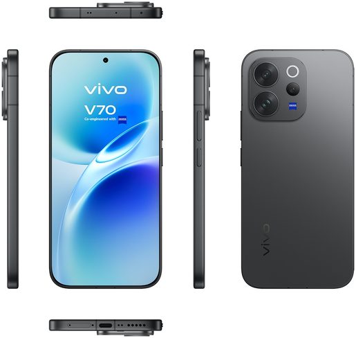 VIVO V70/8GB/512GB/AUTHENTIC BLACK