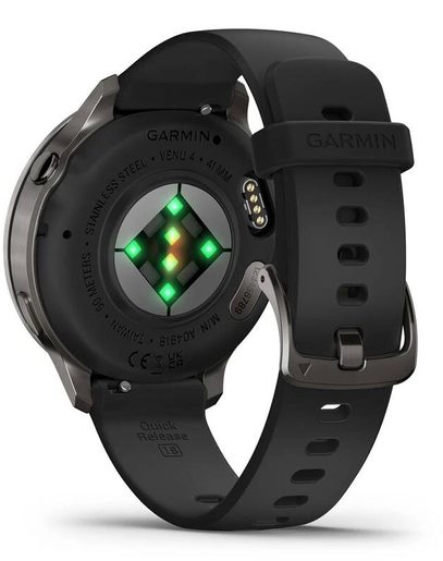 GARMIN VENU 4 - 41 MM, SLATE / BLACK - CHYTRÉ HODINKY