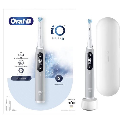 IO6 SERIES GREY OPAL KARTÁČEK ORAL-B