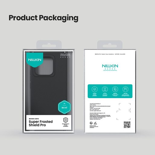 NILLKIN SUPER FROSTED PRO ZADNÍ KRYT PRO XIAOMI 14T BLACK