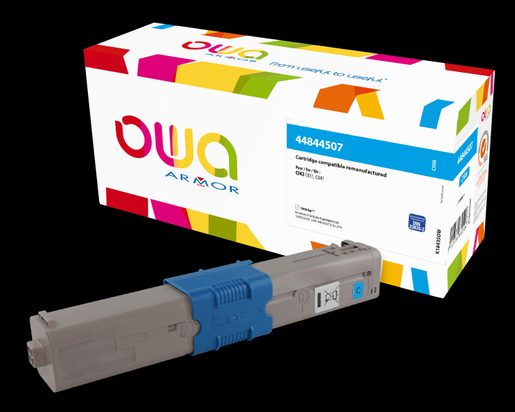 OWA ARMOR TONER PRO OKI 44844507, MODRÁ/CYAN