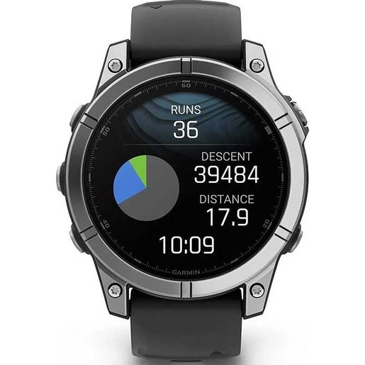 GARMIN FENIX E 47MM STAINLESS STEEL/BLACK - CHYTRÉ HODINKY