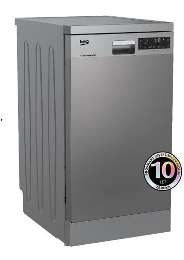 BEKO DFS 28131 X - VOLNĚ STOJÍCÍ MYČKA NÁDOBÍ (45CM)